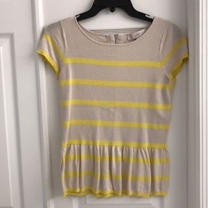 Short sleeve sweater